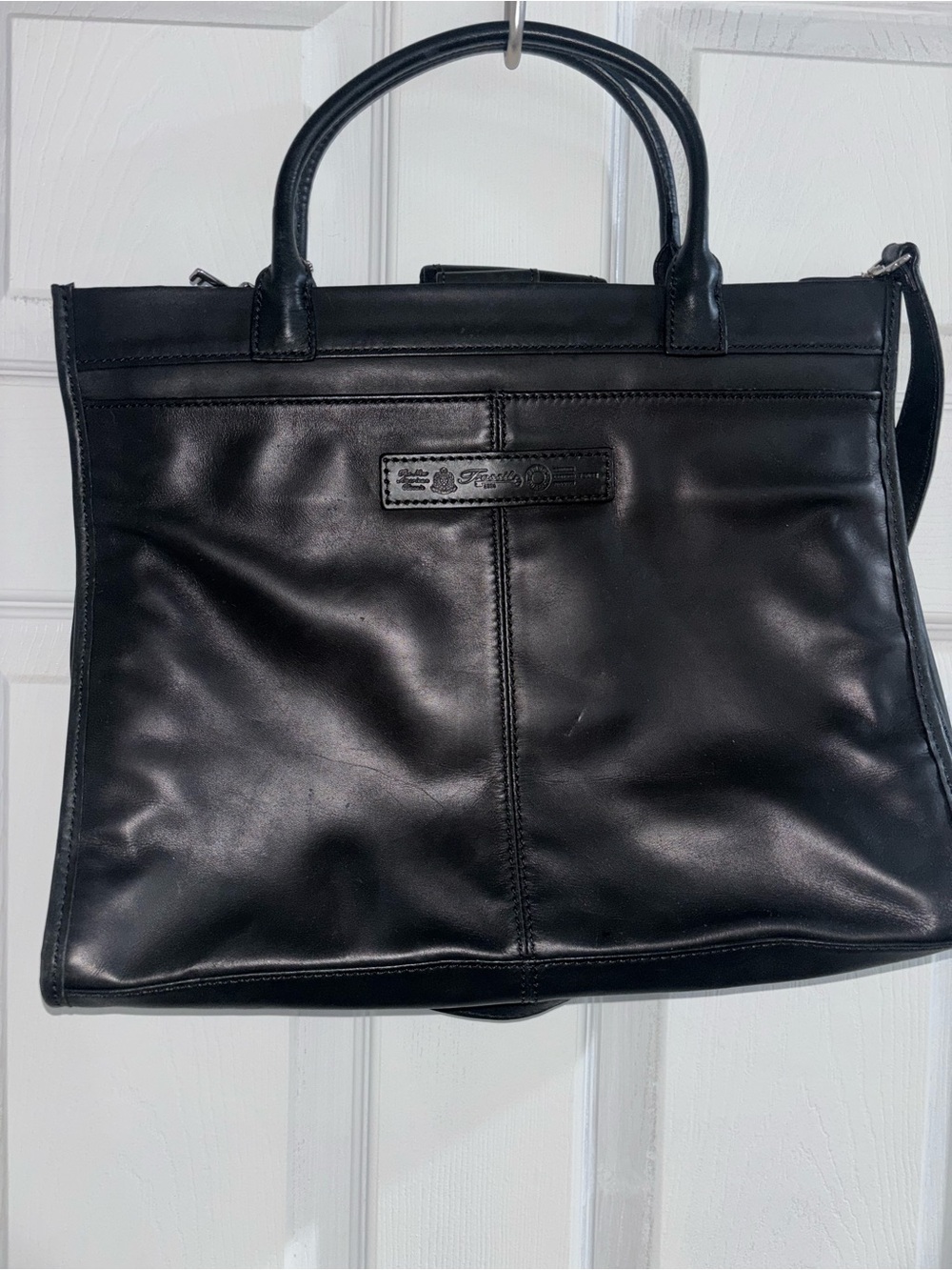 Vintage Fossil leather tote